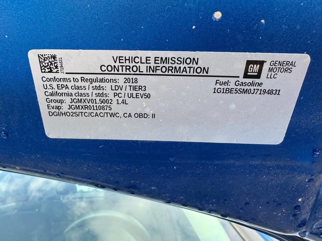 Used 2018 Chevrolet Cruze LT image 22