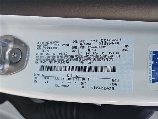 Used 2026 Ford Escape SE w/ PHEV Premium Package FWD image 26