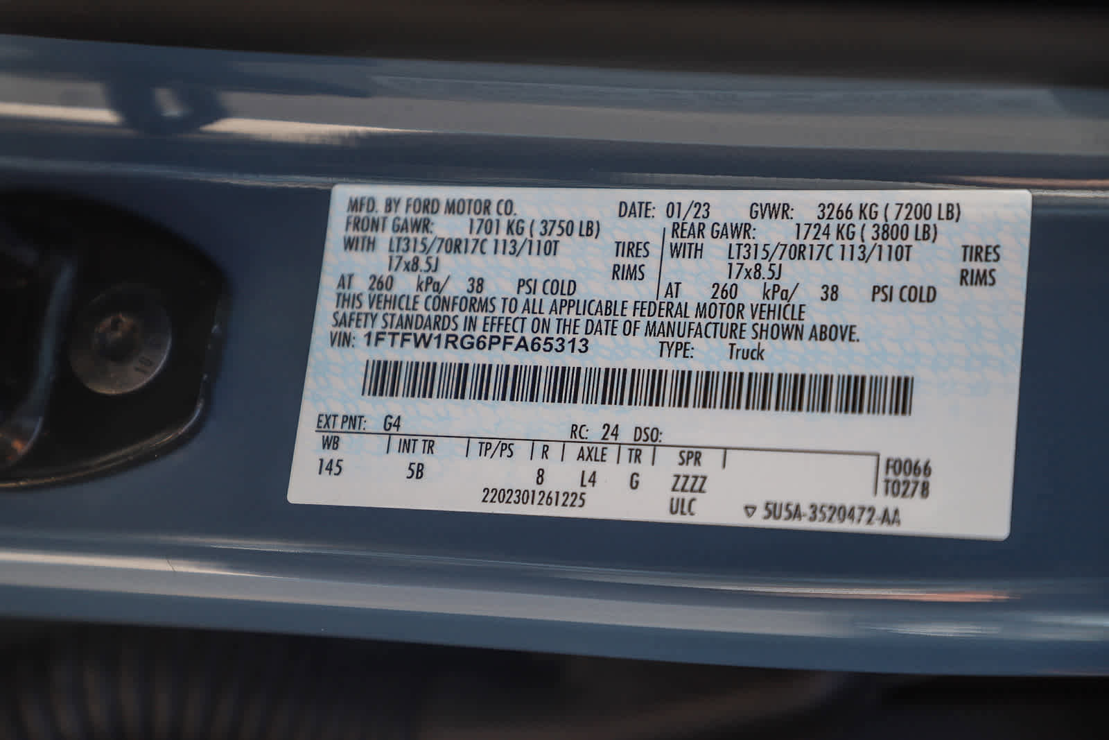 Used 2023 Ford F150 Raptor w/ Blue Interior Package AWD/4WD image 47