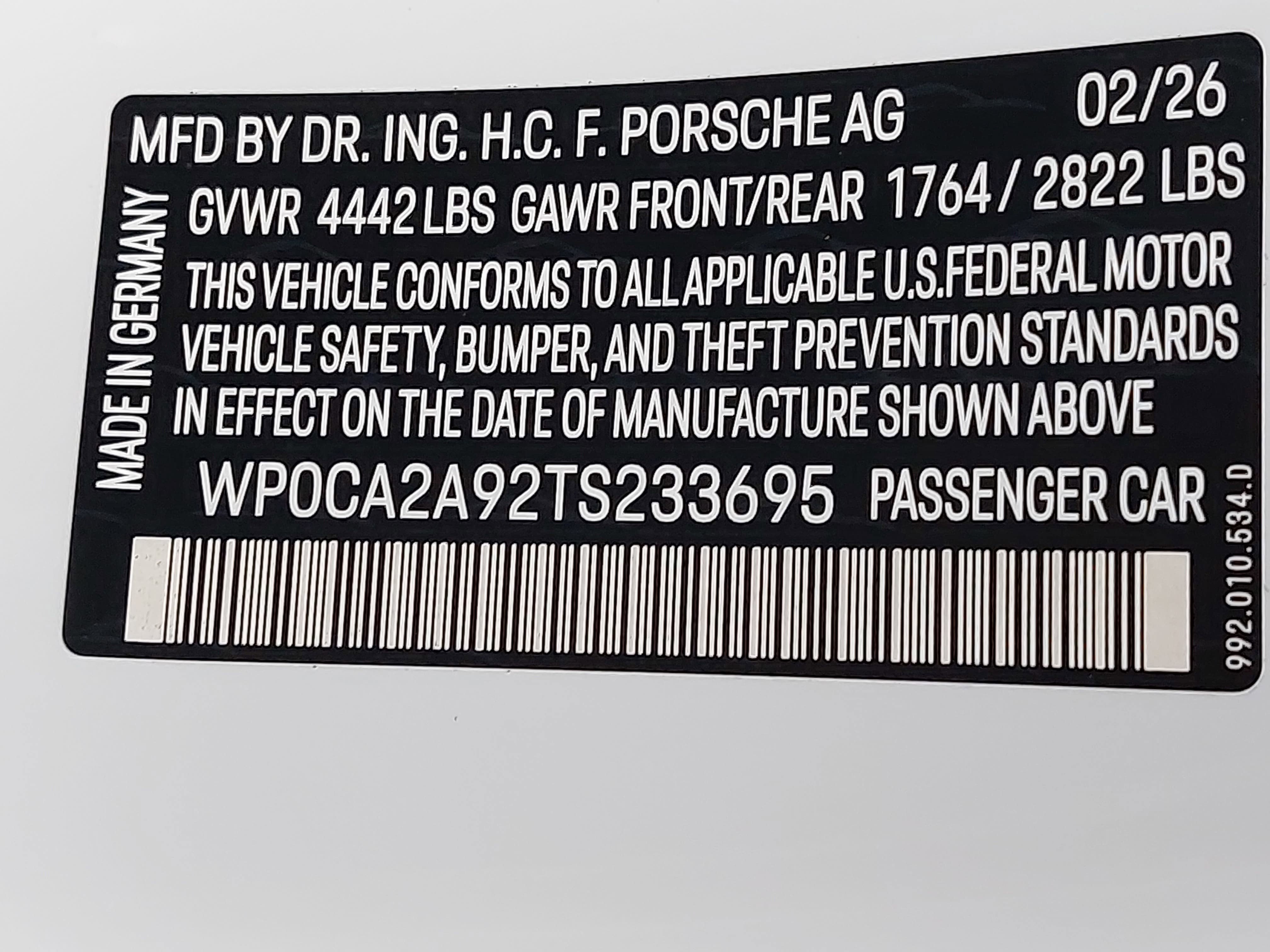 Certified 2026 Porsche 911 Carrera RWD image 36