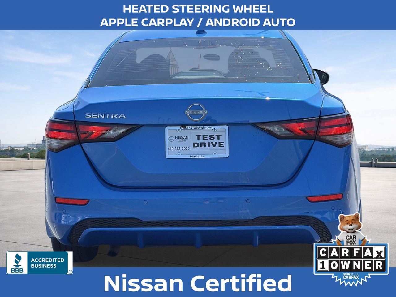 Certified 2025 Nissan Sentra SV w/ SV Premium Package FWD image 4