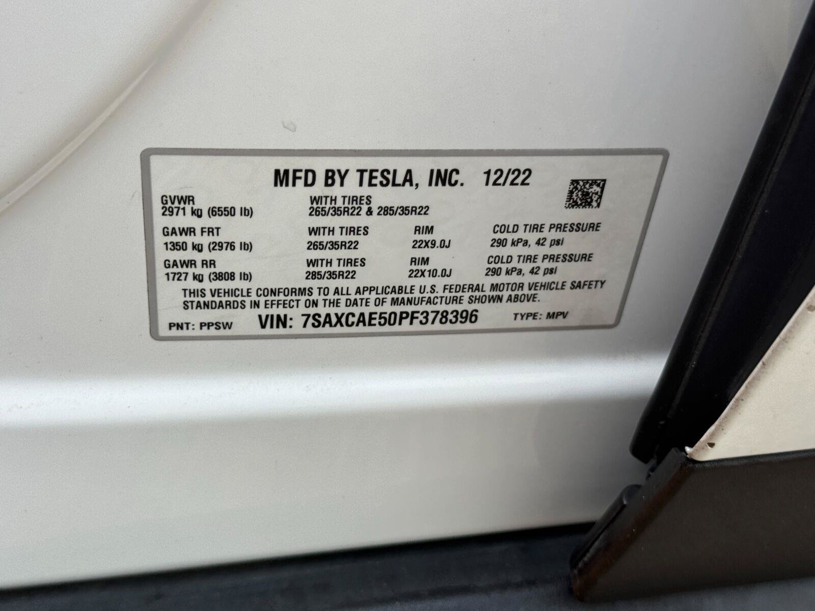 Used 2023 Tesla Model X AWD/4WD image 50