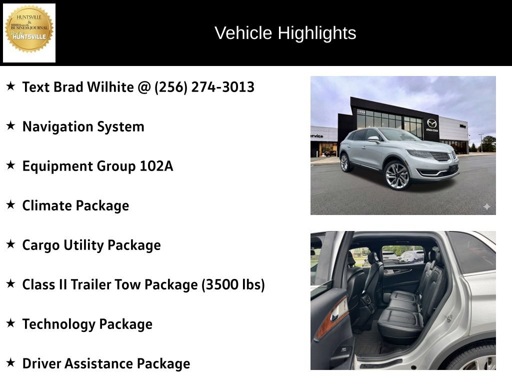 Used 2016 Lincoln MKX Reserve w/ Luxury Package AWD/4WD image 6