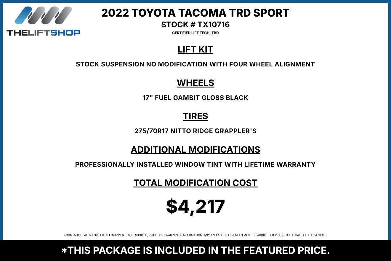 Used 2022 Toyota Tacoma TRD Sport AWD/4WD image 2