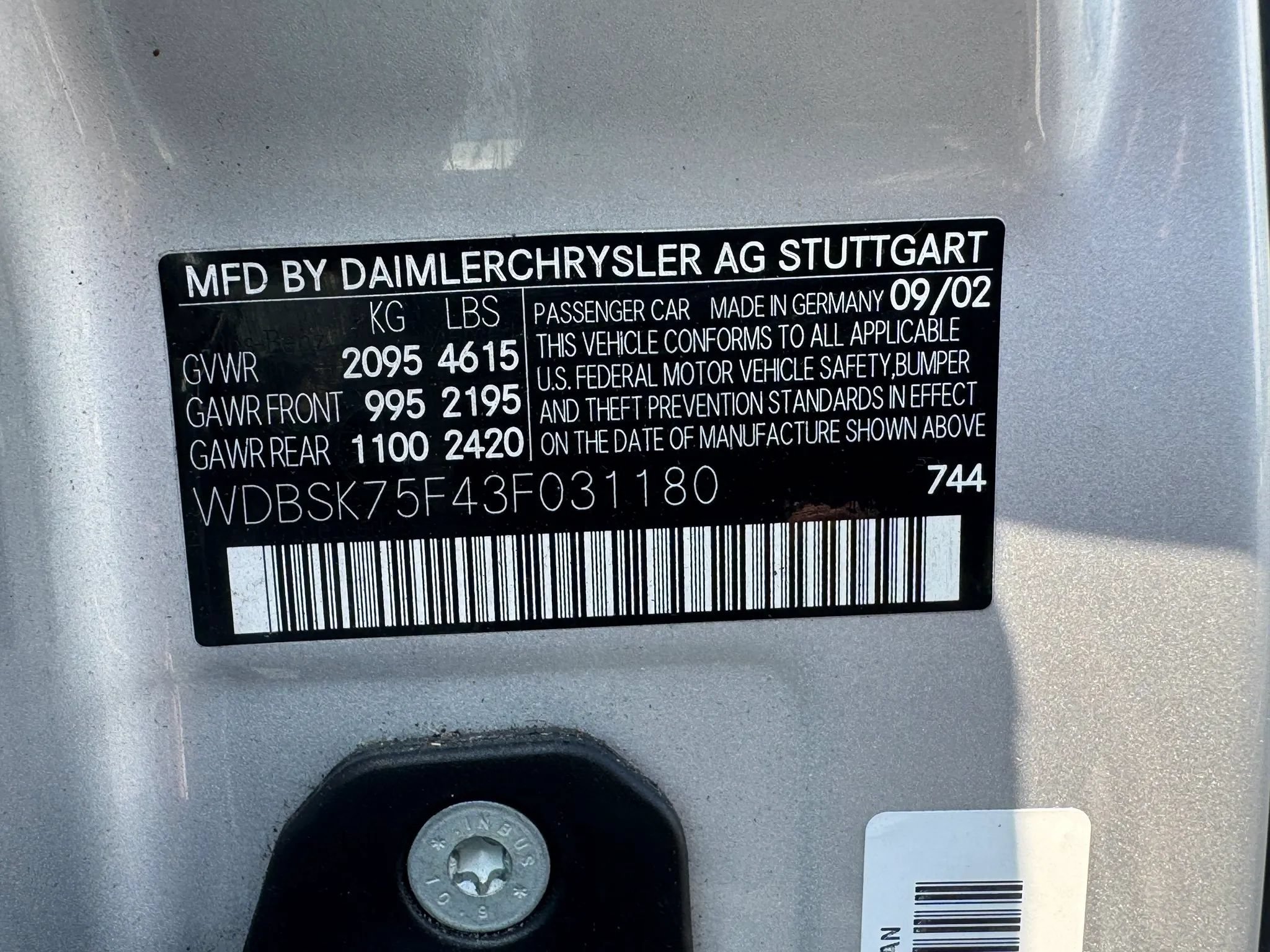 Used 2003 Mercedes-Benz SL 500 image 14