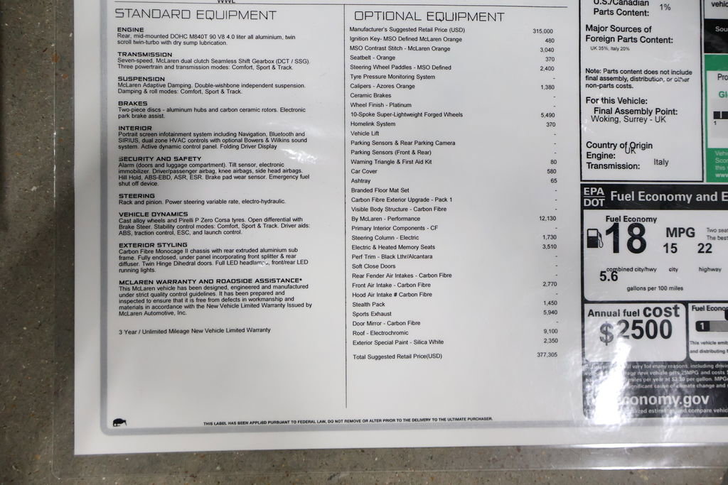 Used 2020 McLaren 720S Spider image 60