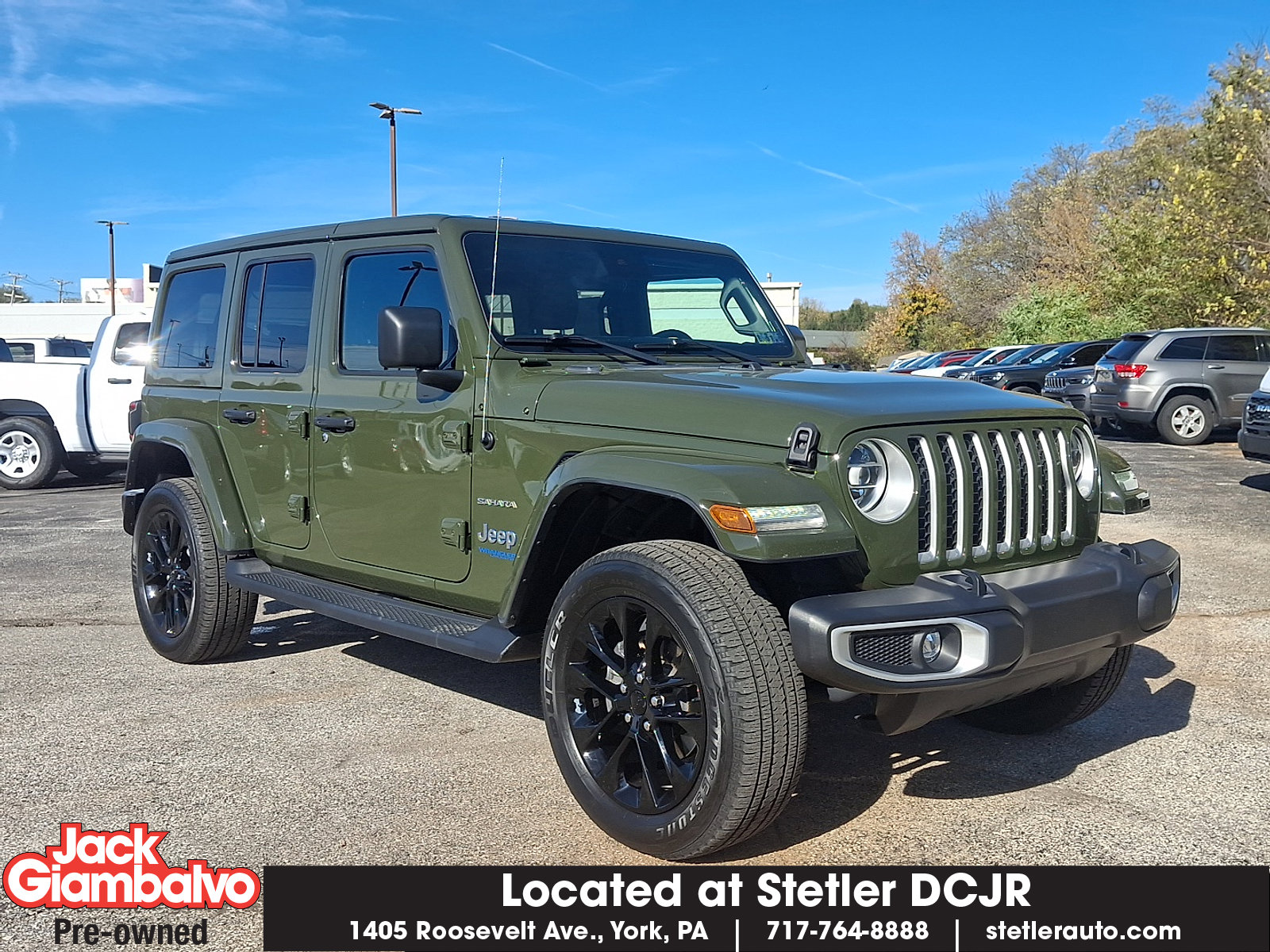 Used 2021 Jeep Wrangler Unlimited Sahara w/ Cold Weather Group image 1