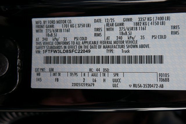 New 2025 Ford F150 XLT w/ Equipment Group 302A MID image 27