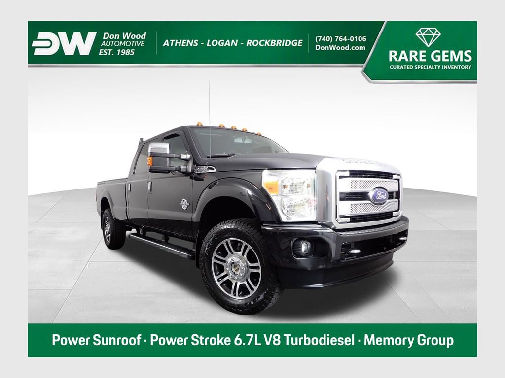 Used 2014 Ford F350 Platinum w/ Snow Plow Prep Package