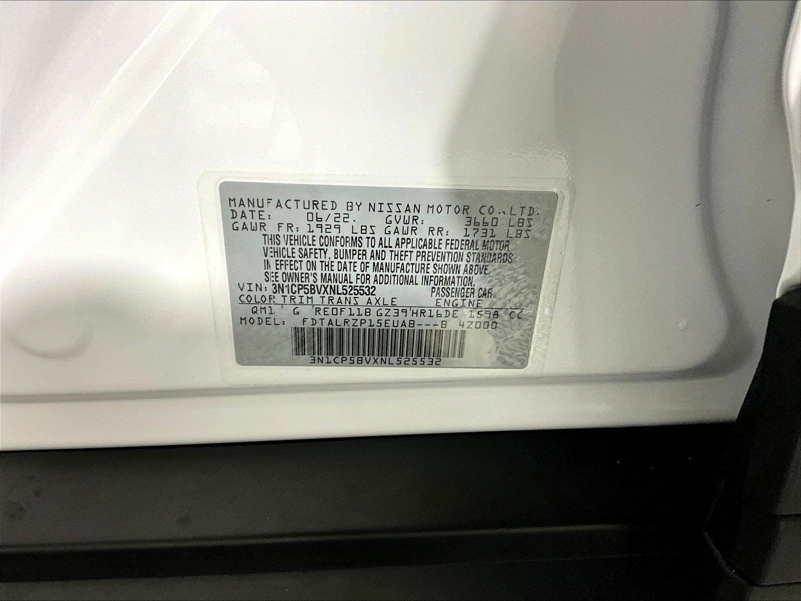 Certified 2022 Nissan Kicks S FWD image 19