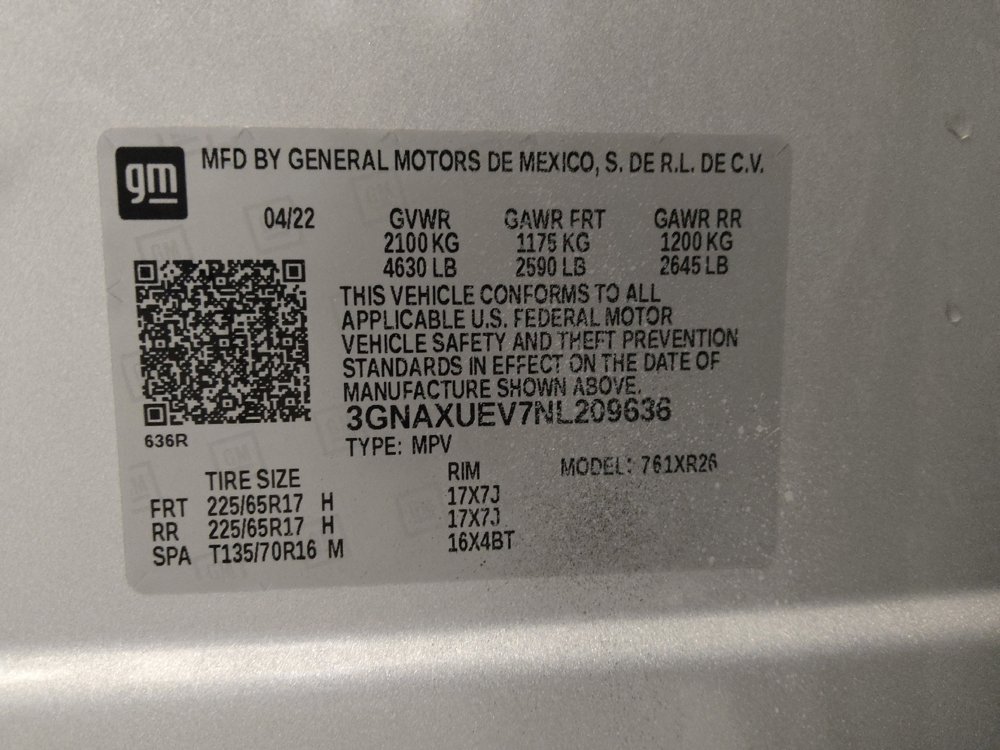 Used 2022 Chevrolet Equinox LT AWD/4WD image 33