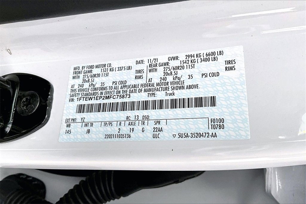 Used 2021 Ford F150 XL w/ STX Appearance Package image 36