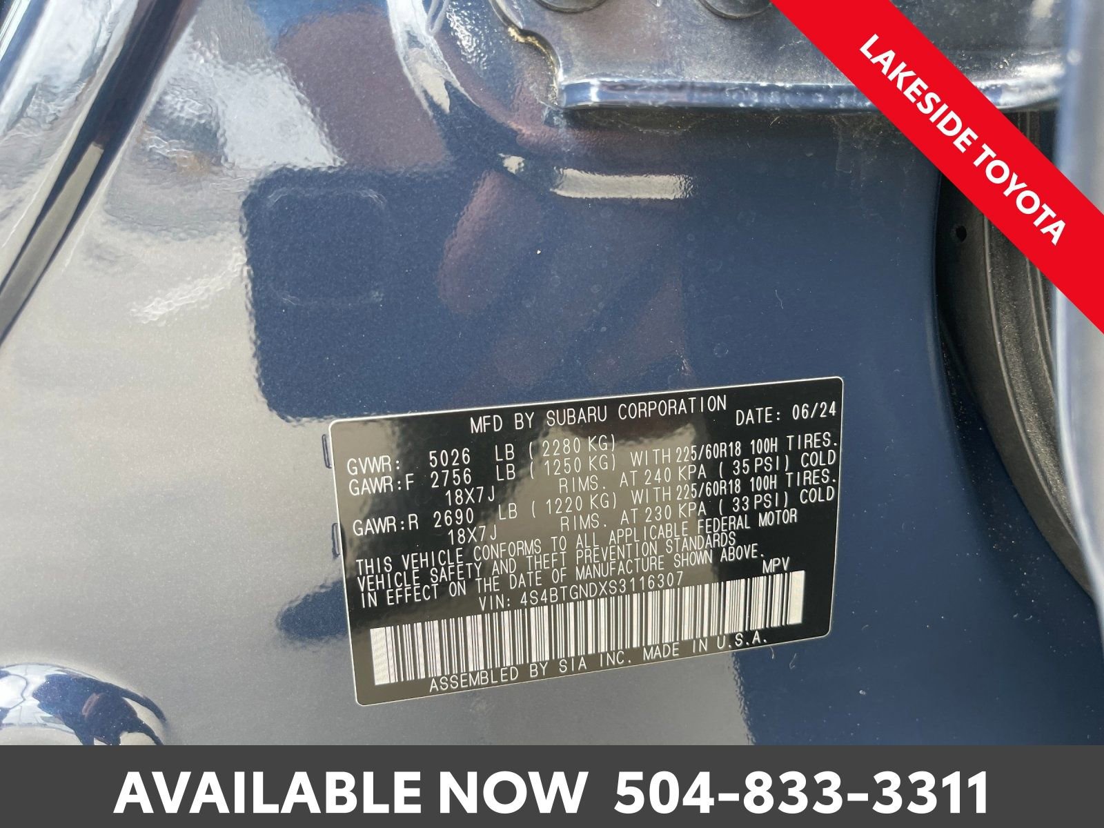 Used 2025 Subaru Outback Limited XT image 38