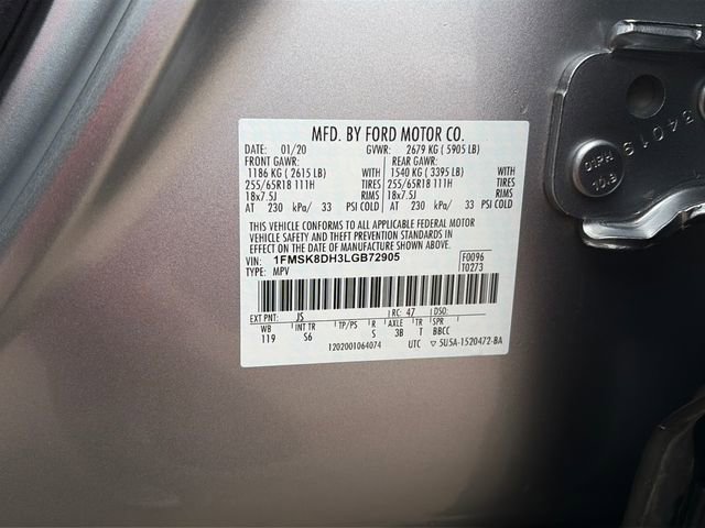 Used 2020 Ford Explorer XLT w/ Equipment Group 202A image 49