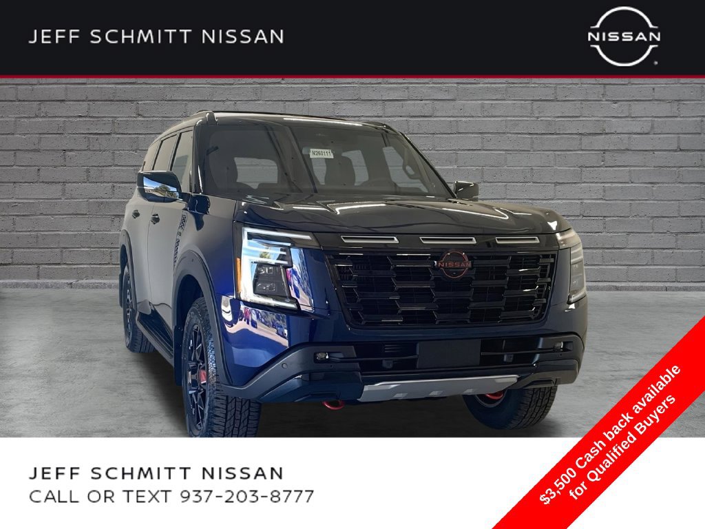 New 2026 Nissan Armada PRO-4X w/ Captain's Chari Seat Package AWD/4WD image 1