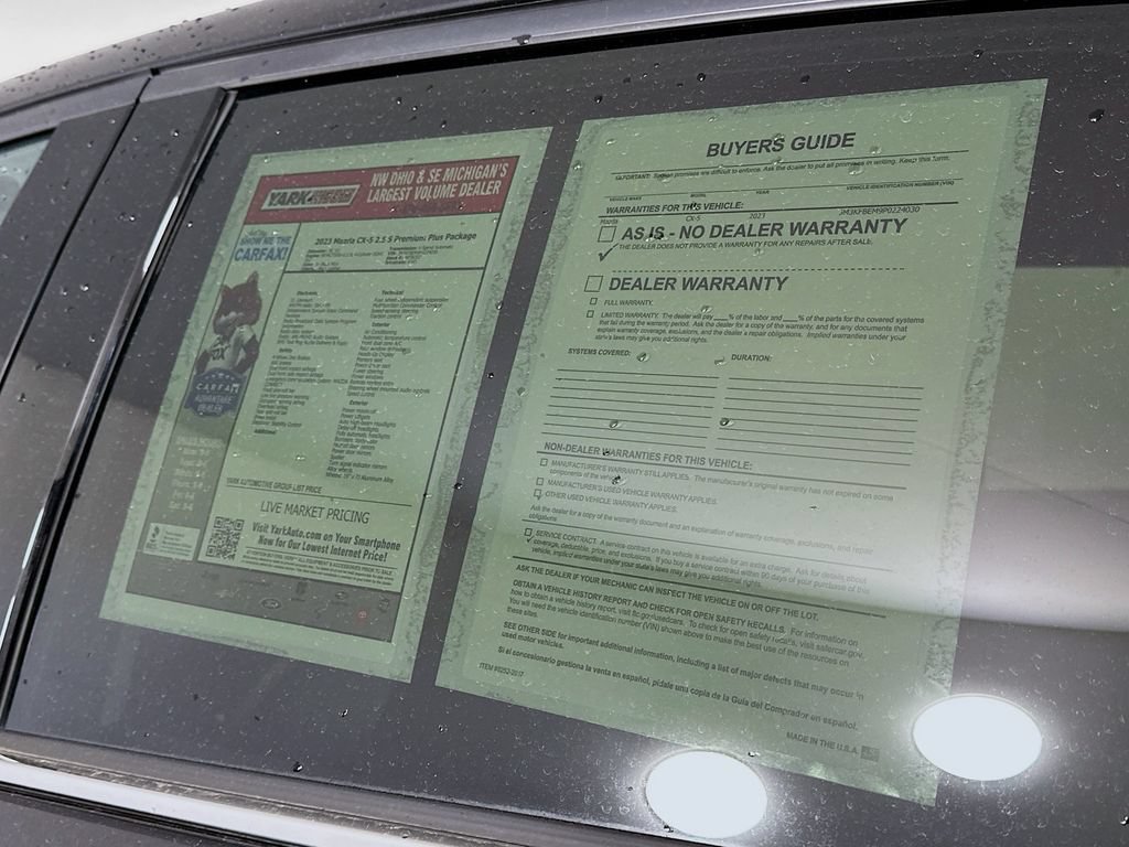 Certified 2023 MAZDA CX-5 AWD 2.5 S w/ Premium Plus Pkg image 12