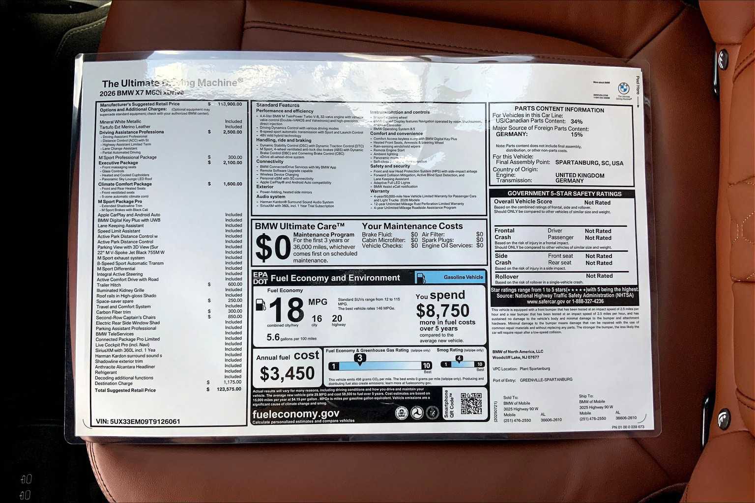 New 2026 BMW X7 M60i image 20