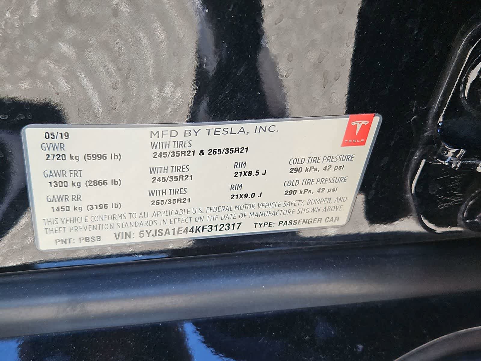 Used 2019 Tesla Model S Performance image 33