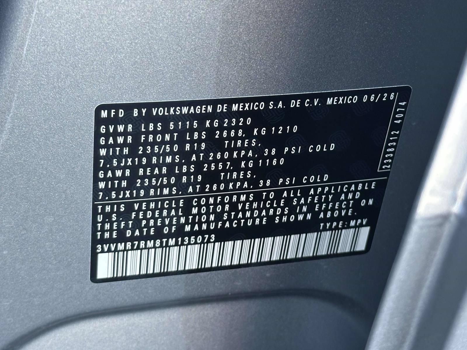 New 2026 Volkswagen Tiguan SE AWD/4WD image 16
