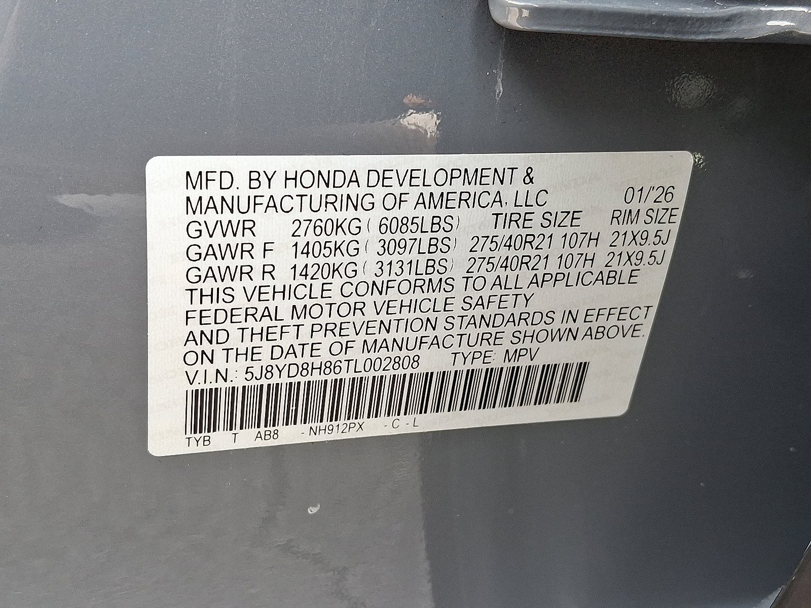 New 2026 Acura MDX Type S image 20