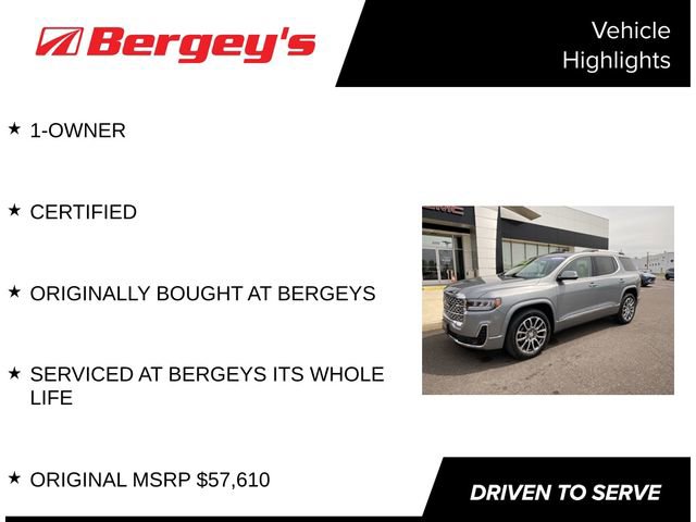 Certified 2023 GMC Acadia Denali w/ Denali Ultimate Package image 4