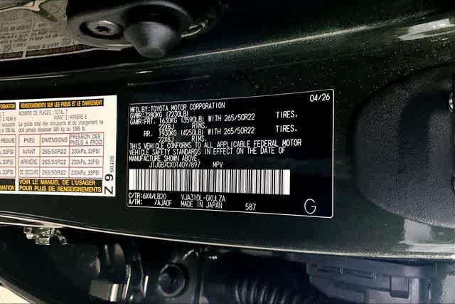 New 2026 Lexus LX 600 4WD w/ Accessory Package (2T) image 14