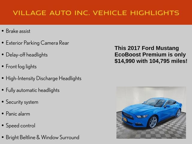 Used 2017 Ford Mustang Premium w/ Pony Package image 35