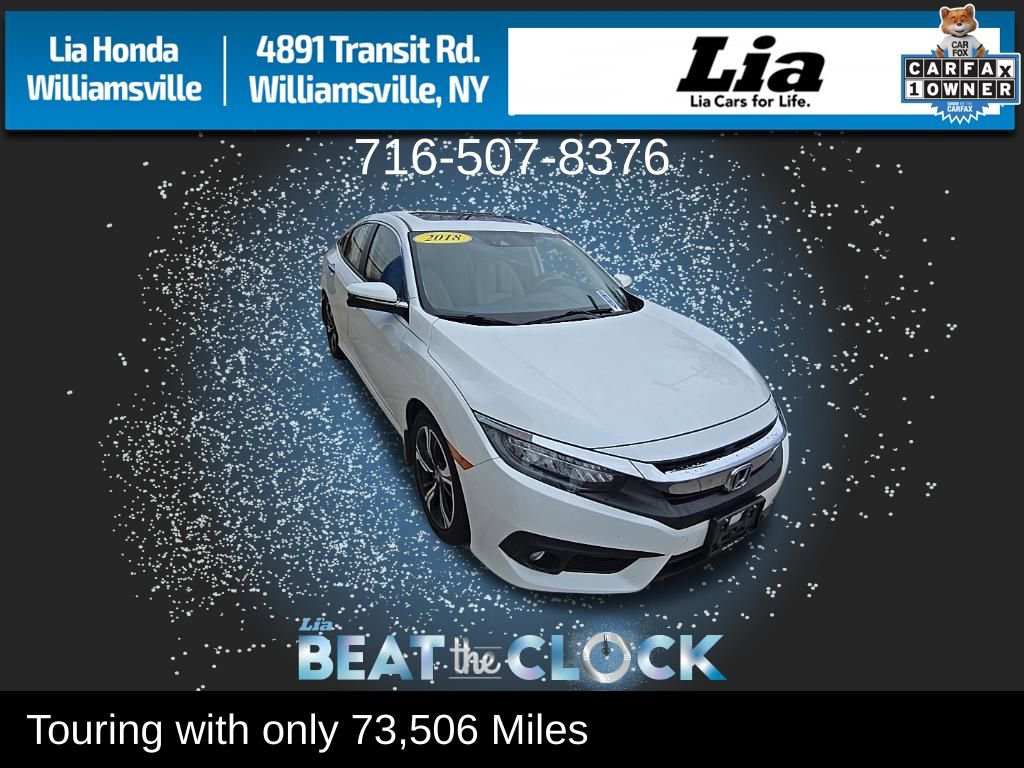 Used 2018 Honda Civic Touring image 1
