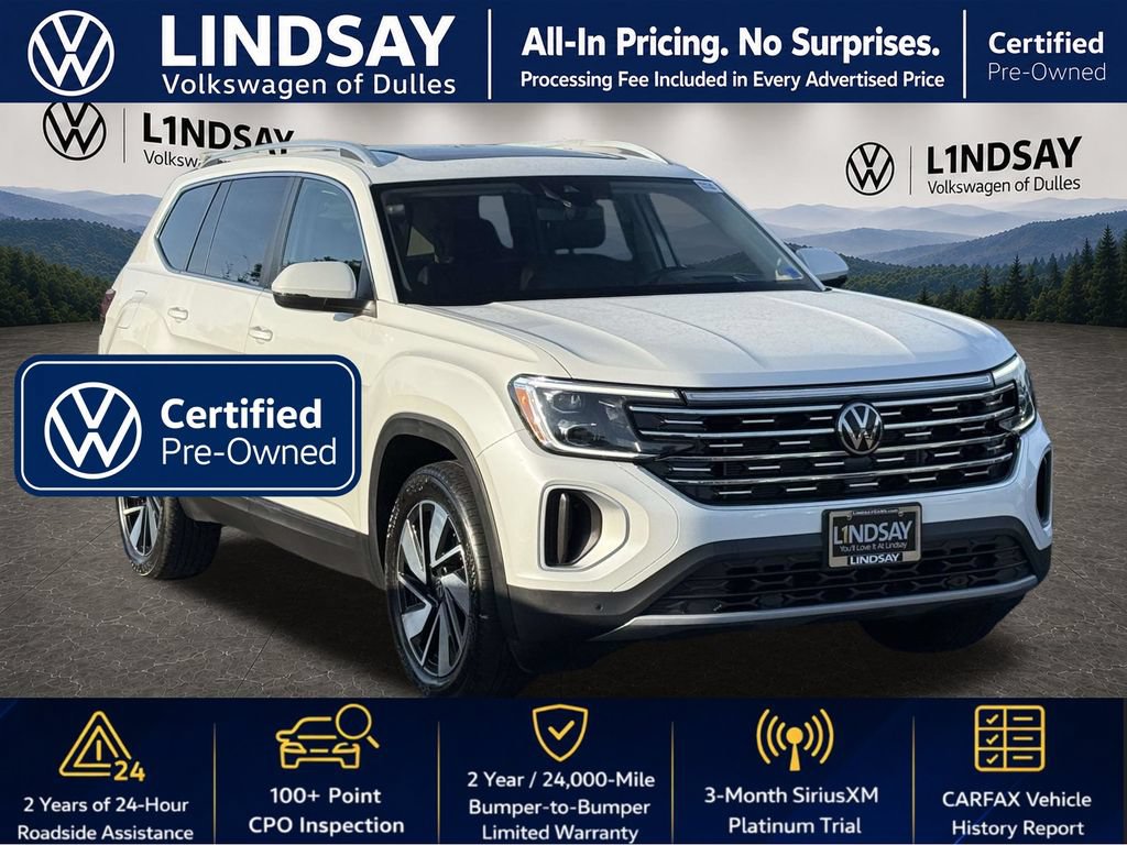 Certified 2024 Volkswagen Atlas SEL AWD/4WD image 1