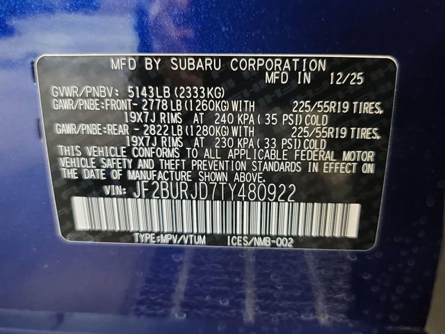 New 2026 Subaru Outback Touring XT image 32
