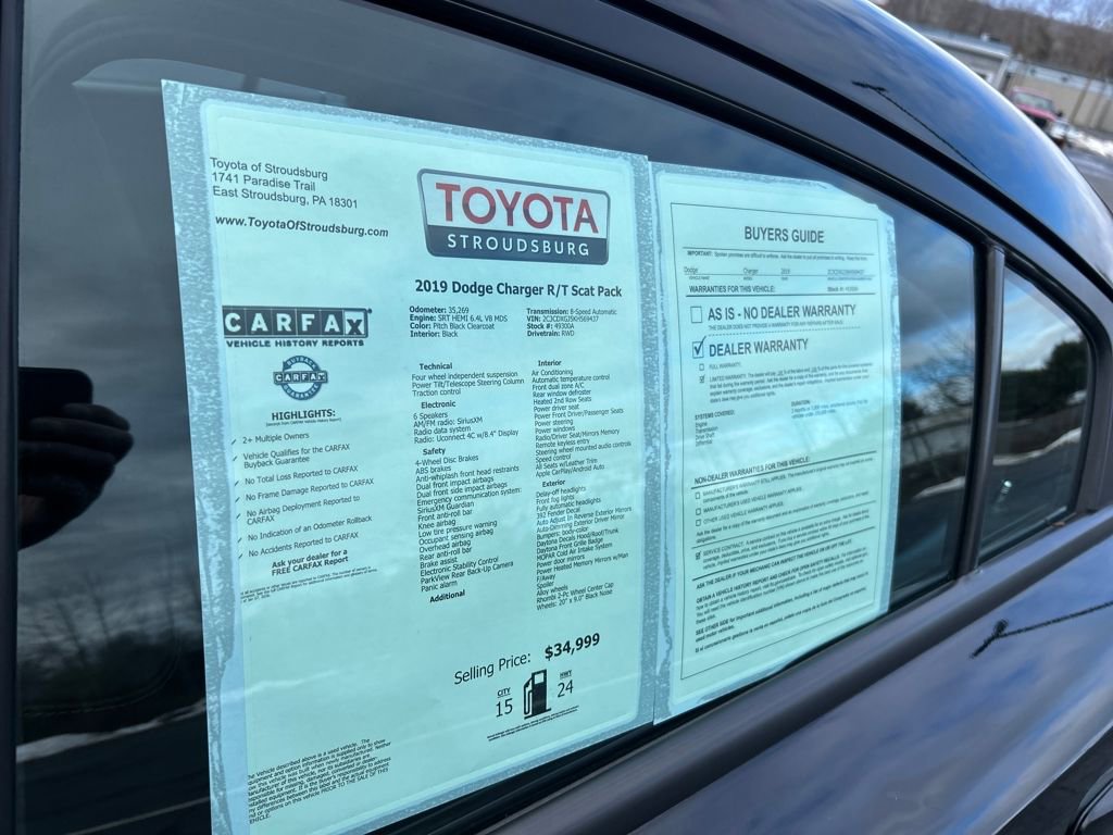 Used 2019 Dodge Charger Scat Pack w/ Daytona Edition Group image 30