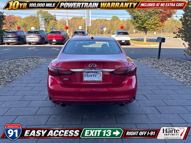 Used 2022 INFINITI Q50 Luxe w/ Cargo Package AWD/4WD image 7