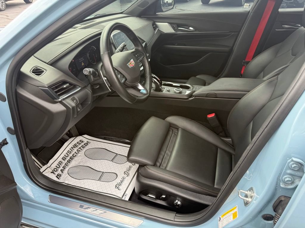 Used 2025 Cadillac CT4 V w/ LPO, ONYX Package RWD image 13