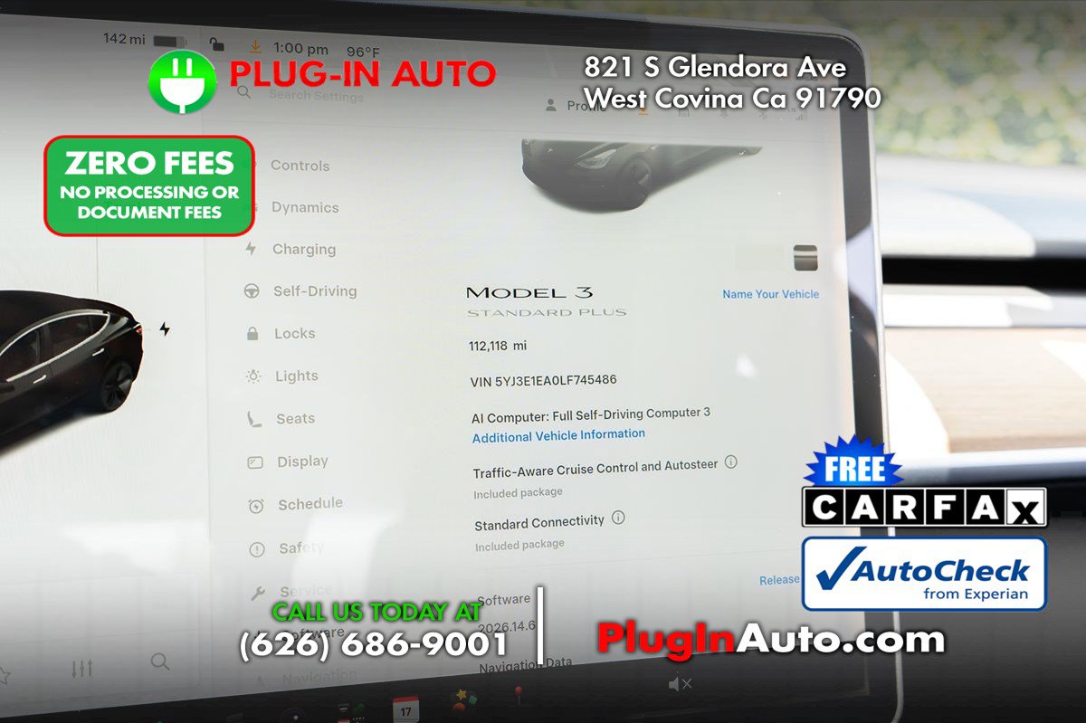 Used 2020 Tesla Model 3 Standard Range Plus RWD image 30