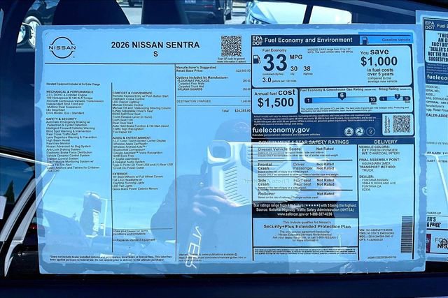 New 2026 Nissan Sentra S image 9
