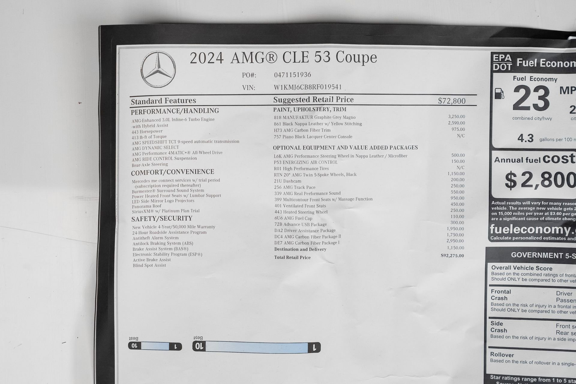 Used 2024 Mercedes-Benz CLE 53 AMG 4MATIC image 85