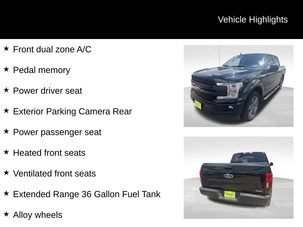 Used 2020 Ford F150 Lariat w/ Equipment Group 502A Luxury AWD/4WD image 39