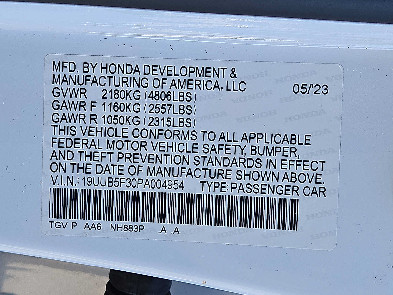 Certified 2023 Acura TLX FWD image 28