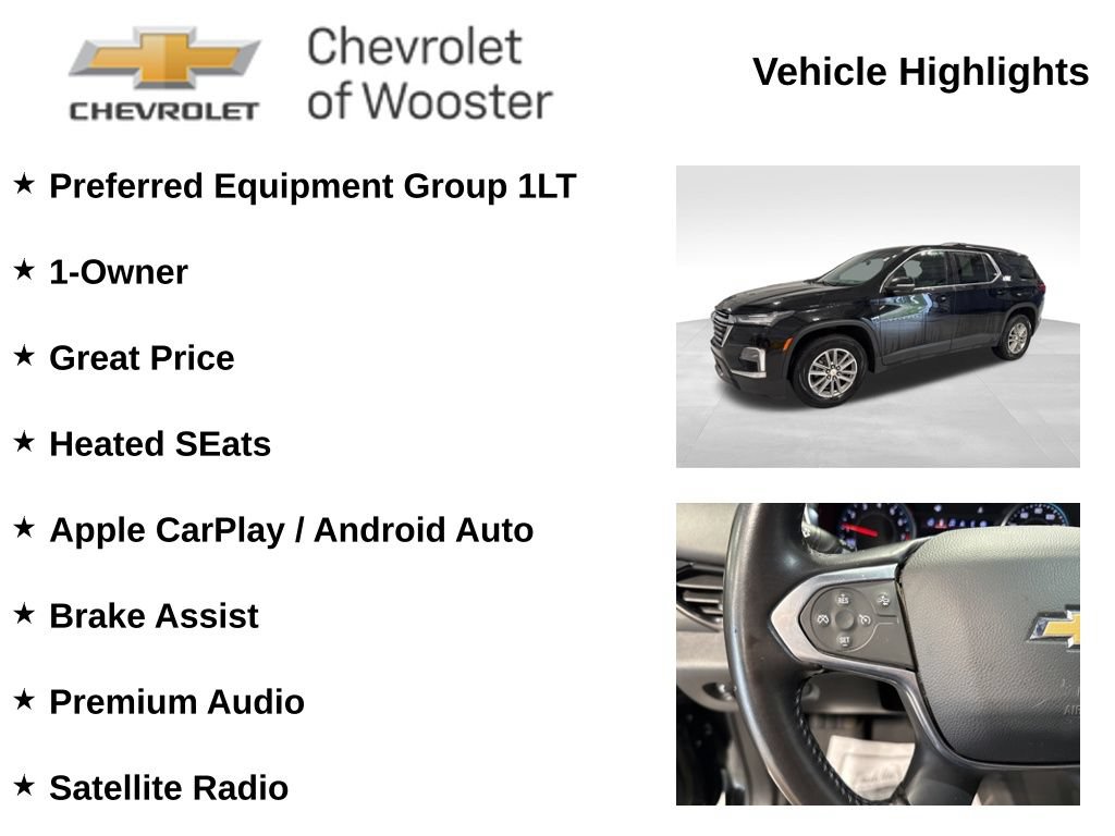 Used 2022 Chevrolet Traverse LT AWD/4WD image 2