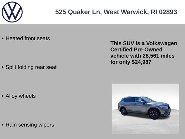 Certified 2023 Volkswagen Tiguan SE AWD/4WD image 19