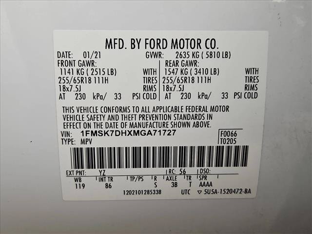 Used 2021 Ford Explorer XLT RWD image 25