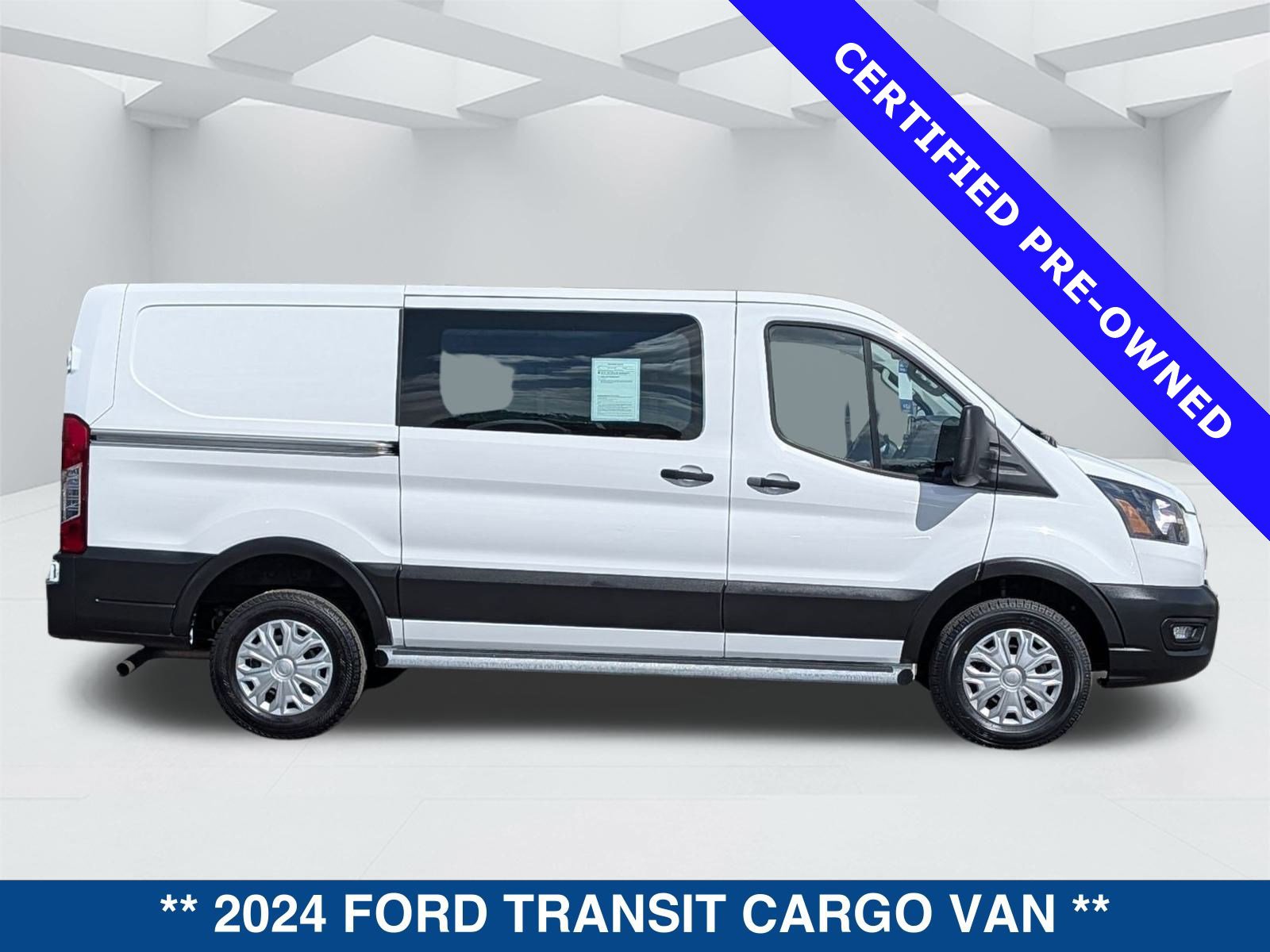 Certified 2024 Ford Transit 250 Low Roof w/ Exterior Upgrade Package RWD image 1