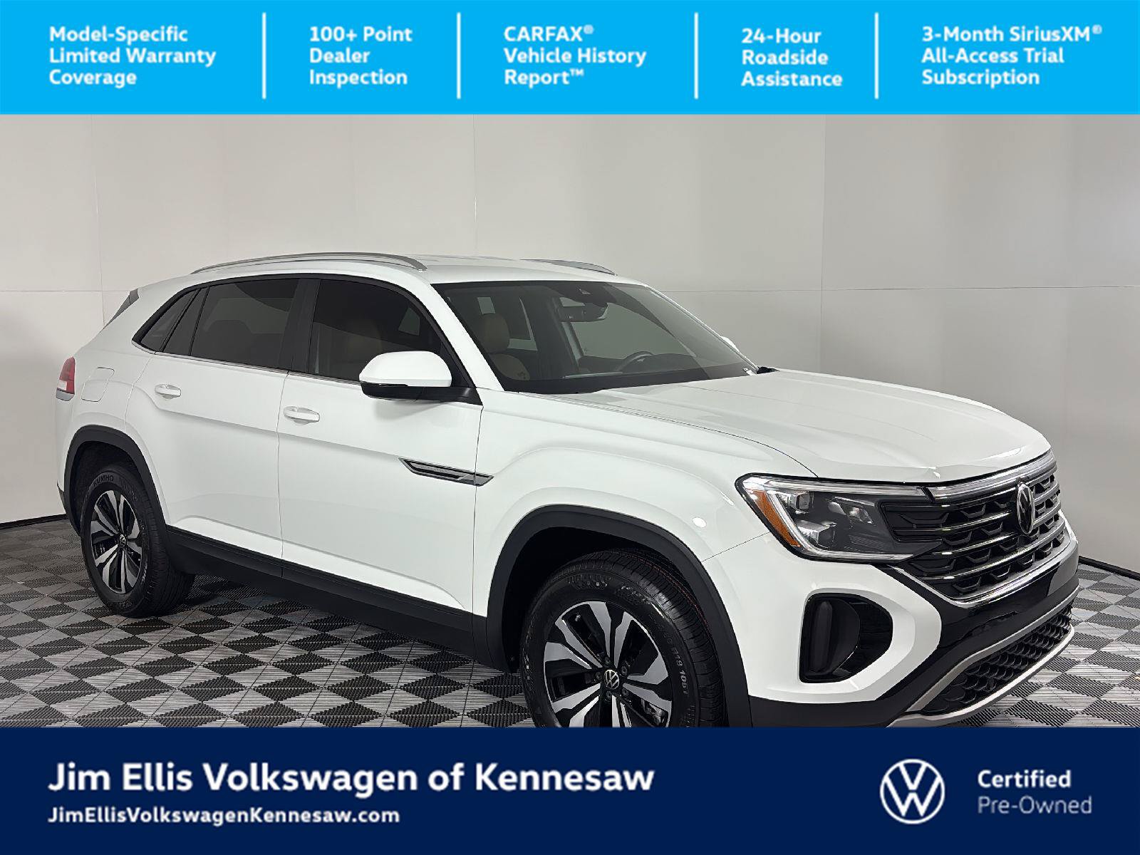 Certified 2025 Volkswagen Atlas Cross Sport SE FWD image 1