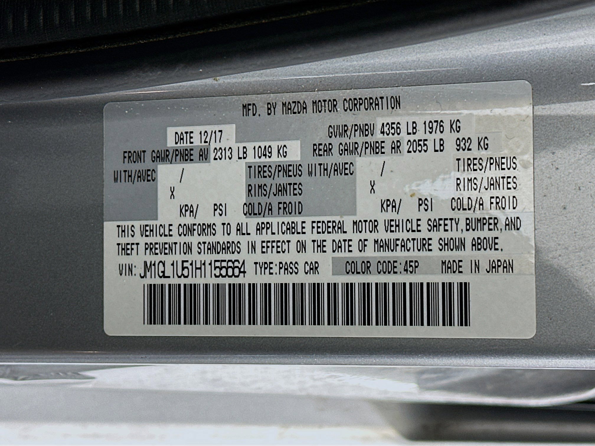 Used 2017 MAZDA MAZDA6 Sport FWD image 12