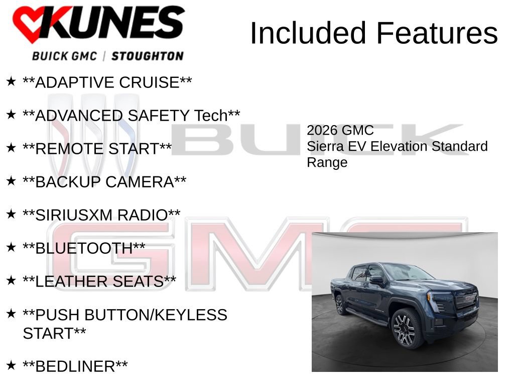 New 2026 GMC Sierra EV Elevation AWD/4WD image 2