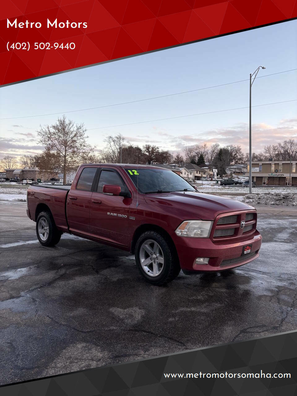 Used 2012 RAM 1500 Sport w/ Remote Start & Security Group