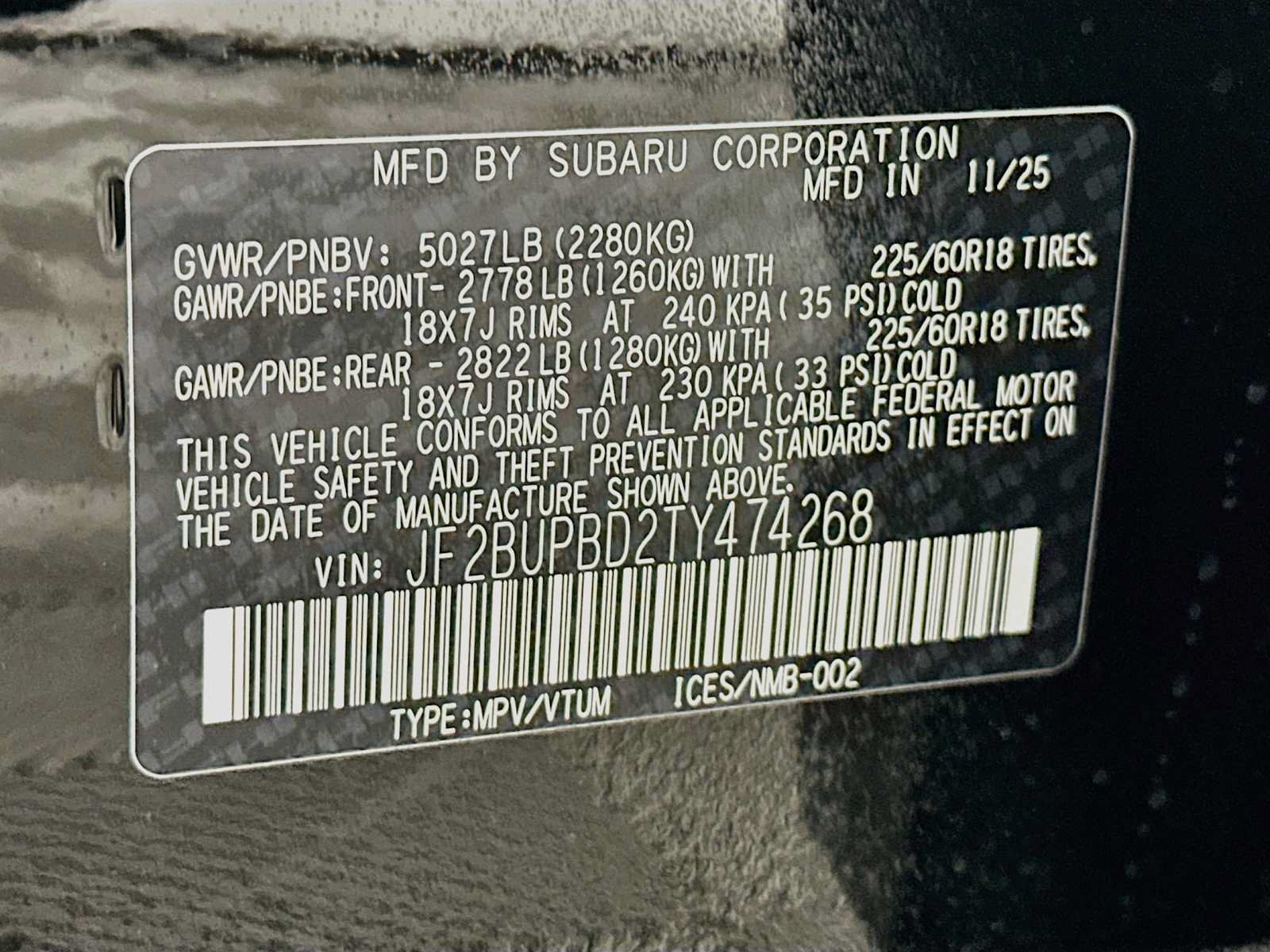 Certified 2026 Subaru Outback Premium AWD/4WD image 31