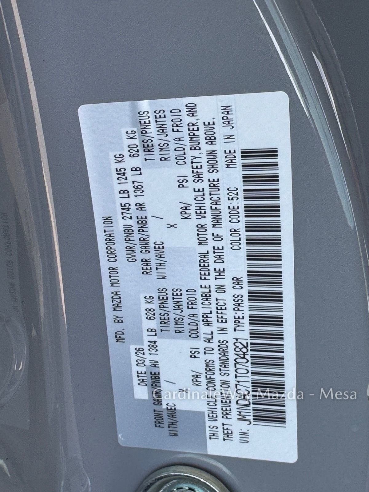 New 2026 MAZDA MX-5 Miata Club w/ Interior Package RWD image 22