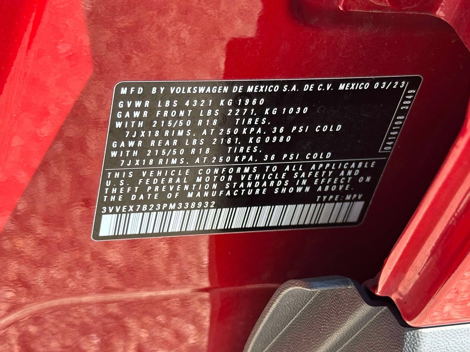 Certified 2023 Volkswagen Taos SE FWD image 25