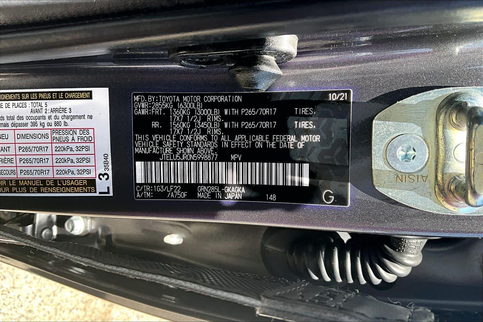Certified 2022 Toyota 4Runner TRD Pro AWD/4WD image 36